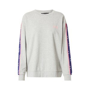 ARMANI EXCHANGE Tréning póló  szürke / kék / világos-rózsaszín / fehér