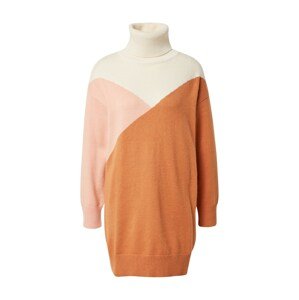ROXY Kötött ruhák  sötét narancssárga / világos-rózsaszín / bézs