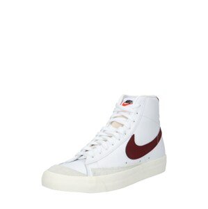 Nike Sportswear Magas szárú edzőcipők 'Blazer 77'  fehér / borvörös