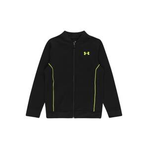 UNDER ARMOUR Sport szabadidős dzsekik  citromzöld / fekete