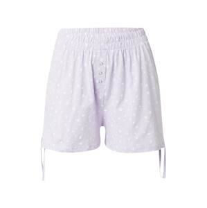 Cotton On Body Pizsama nadrágok  pasztellila / fehér