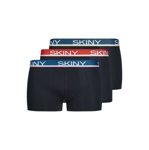 Skiny Boxershorts  fekete / tengerészkék / piros / fehér
