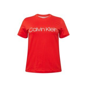 Calvin Klein Curve Póló  piros / fehér