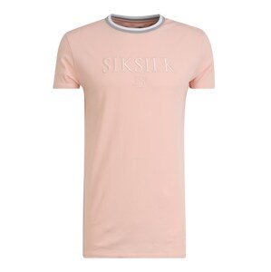 SikSilk Póló  pasztell-rózsaszín / greige / fehér