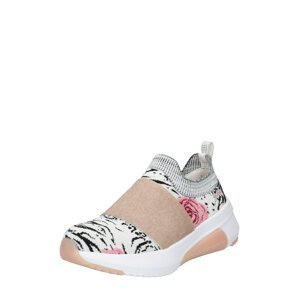 SKECHERS Belebújós cipők 'MODERN JOGGER 2.0 - SANCTUARY'  teveszín / rózsaszín / fekete / fehér