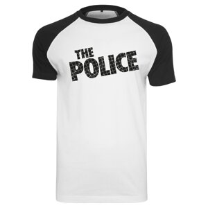 Merchcode Póló 'The Police'  fekete / fehér