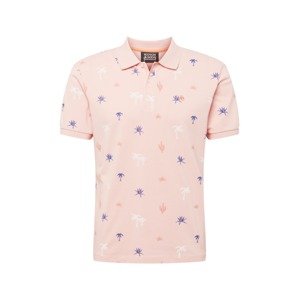 SCOTCH & SODA Póló  kék / pasztell-rózsaszín / világos-rózsaszín / fehér