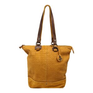 Harbour 2nd Shopper táska 'Ankerliebe'  aranysárga / barna