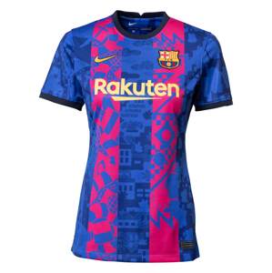 NIKE Funkcionális felső 'FC Barcelona 2021/22 Stadium Third'  tengerészkék / királykék / sárga / sötét-rózsaszín