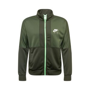 Nike Sportswear Tréning dzseki  olíva / sötétzöld / fehér