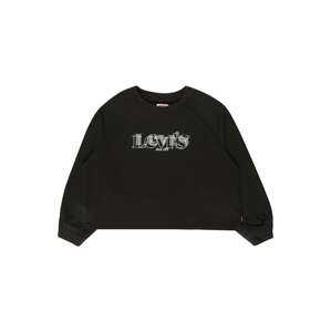 LEVI'S Sweatshirt  fekete / fehér / szürke melír