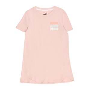 PUMA Póló 'Alpha'  rózsaszín / ezüst / narancs / fehér