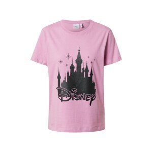 ONLY Póló 'Disney'  világos-rózsaszín / fekete