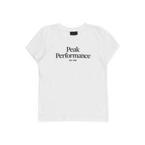 PEAK PERFORMANCE Póló  fehér / fekete