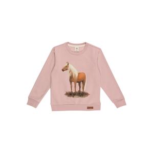 Walkiddy Tréning póló  pasztell-rózsaszín / világosbarna / okker