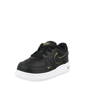 Nike Sportswear Sportcipő 'Force 1'  fekete / arany