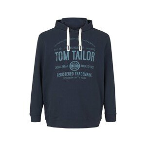 TOM TAILOR Men + Tréning póló  világoskék / tengerészkék