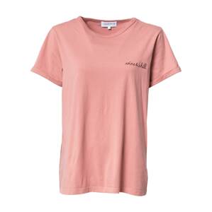Maison Labiche T-Shirt 'Poitou'  fáradt rózsaszín / fekete