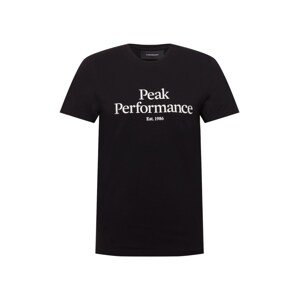 PEAK PERFORMANCE Póló  fekete / fehér