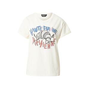 Colourful Rebel T-Shirt 'Croissant Glitter Boxy Tee'  fehér / vegyes színek