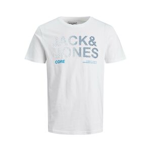 Jack & Jones Junior Póló 'Poky'  piszkosfehér / tengerészkék / kék