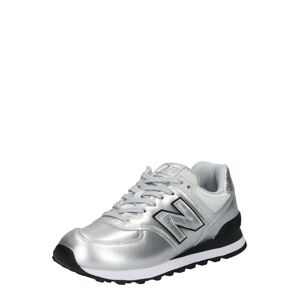 new balance Rövid szárú edzőcipők  ezüst / fekete / fehér