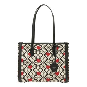 Kate Spade Shopper táska 'SPADE FLOWER'  fekete / bézs / piros