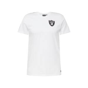 NEW ERA Póló 'Las Vegas Raiders'  fehér / fekete / szürke