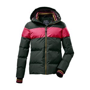 KILLTEC Kültéri kabátok 'Kow 23'  aranysárga / khaki / világos-rózsaszín / fekete