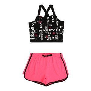 OVS Jogging ruhák  rózsaszín / fekete / fehér