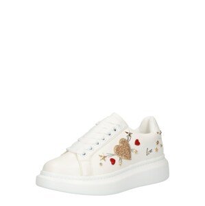 ALDO Sneaker 'KEWARRA'  természetes fehér / piros / arany / fekete