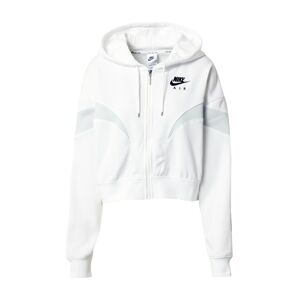 Nike Sportswear Tréning dzseki  fehér / világosszürke / fekete