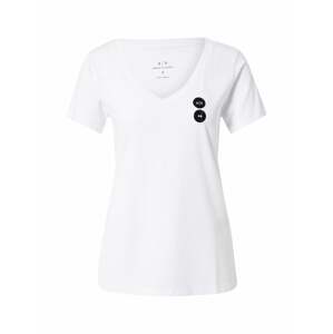 ARMANI EXCHANGE Póló 'KYTGA'  fehér / fekete