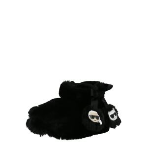Karl Lagerfeld Házi cipő 'KASA'  fekete / fehér