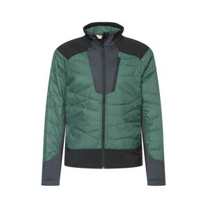 VAUDE Kültéri kabátok 'Minaki'  zöld / szürke melír / fekete