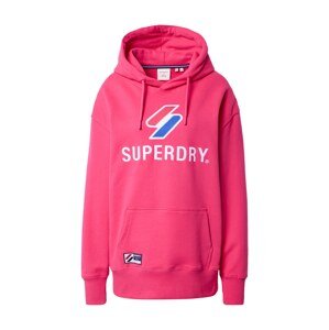 Superdry Tréning póló  kék / rózsaszín / fehér