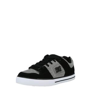 DC Shoes Rövid szárú edzőcipők 'PURE'  fekete / szürke melír