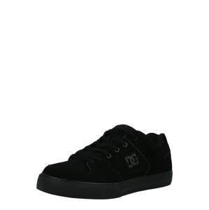 DC Shoes Rövid szárú edzőcipők 'Pure'  fekete / sötétszürke