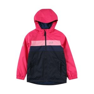 JACK WOLFSKIN Kültéri kabátok 'Four Lakes'  sötétkék / rózsaszín / világos-rózsaszín