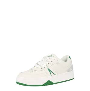 LACOSTE Rövid szárú edzőcipők  fehér / piszkosfehér / zöld