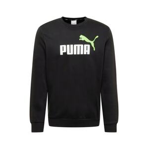 PUMA Sport szabadidős felsők  fekete / fehér / neonzöld