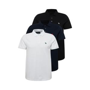 Abercrombie & Fitch T-Shirt  fehér / fekete / sötétkék