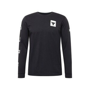 UNDER ARMOUR Sportsweatshirt  fekete / fehér
