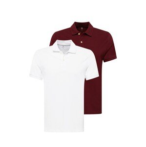 OVS Shirt 'POLLY'  fehér / burgundi vörös