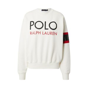 Polo Ralph Lauren Tréning póló  piszkosfehér / piros / fekete