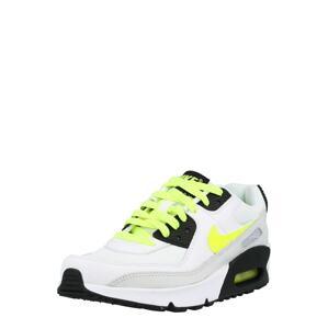 Nike Sportswear Sportcipő 'Air Max 90 LTR'  fehér / fekete / neonsárga