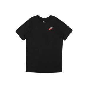 Nike Sportswear Póló 'FUTURA'  piros / fekete / fehér