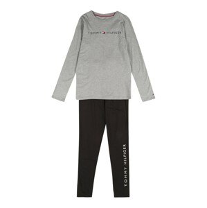 Tommy Hilfiger Underwear Pyjama  fekete / szürke melír / tengerészkék / fehér / piros