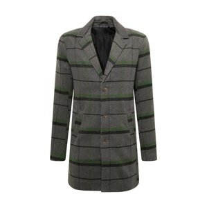 !Solid Átmeneti kabátok 'Tave'  fekete / szürke melír / zöld