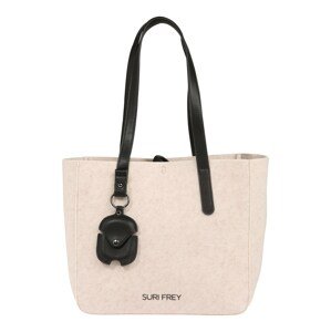 Suri Frey Shopper táska 'Kristy'  krém / fekete